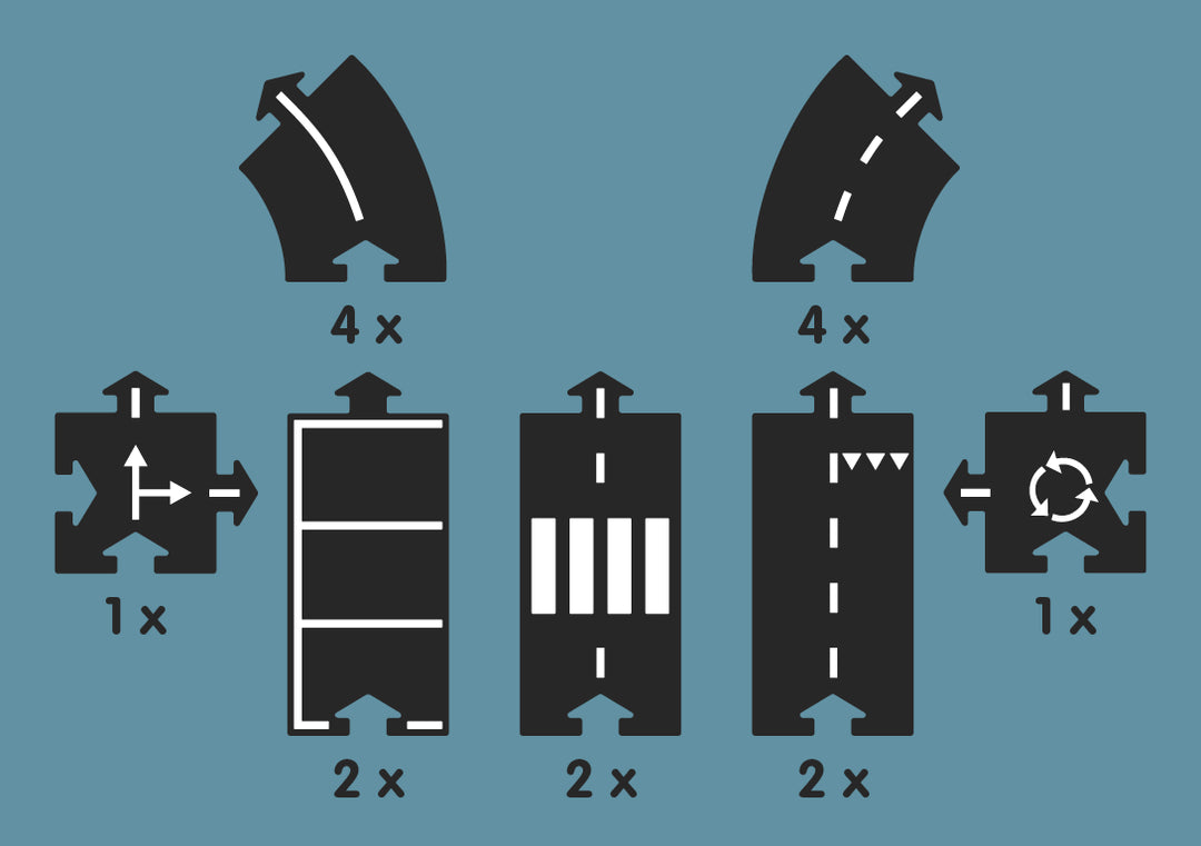 Circuit de voitures flexible