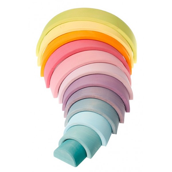 Large Wooden Rainbow - 12 Pieces