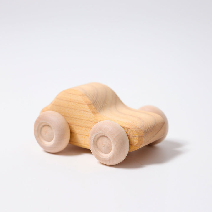 6 Natural Wooden Cars 