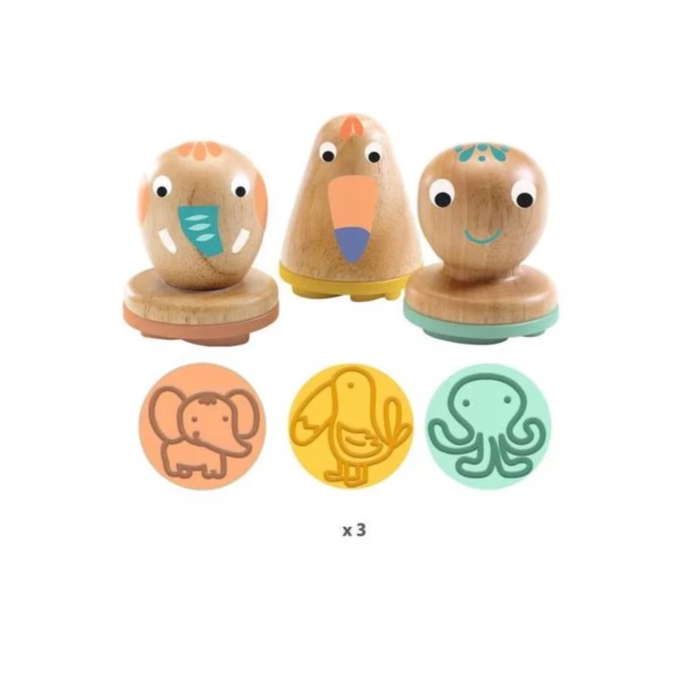 Modeling clay stamps - Mapatatraces