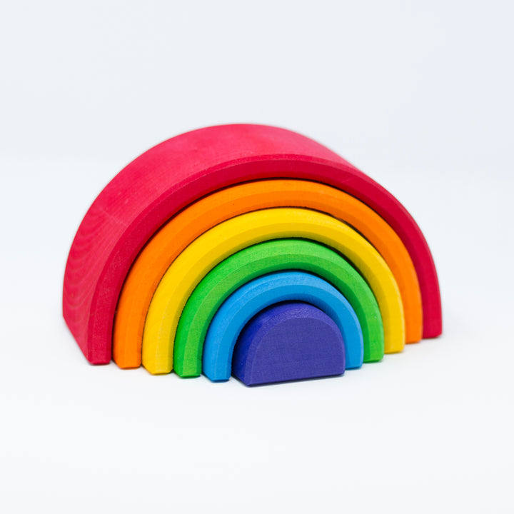 Medium Wooden Rainbow - 6 Pieces