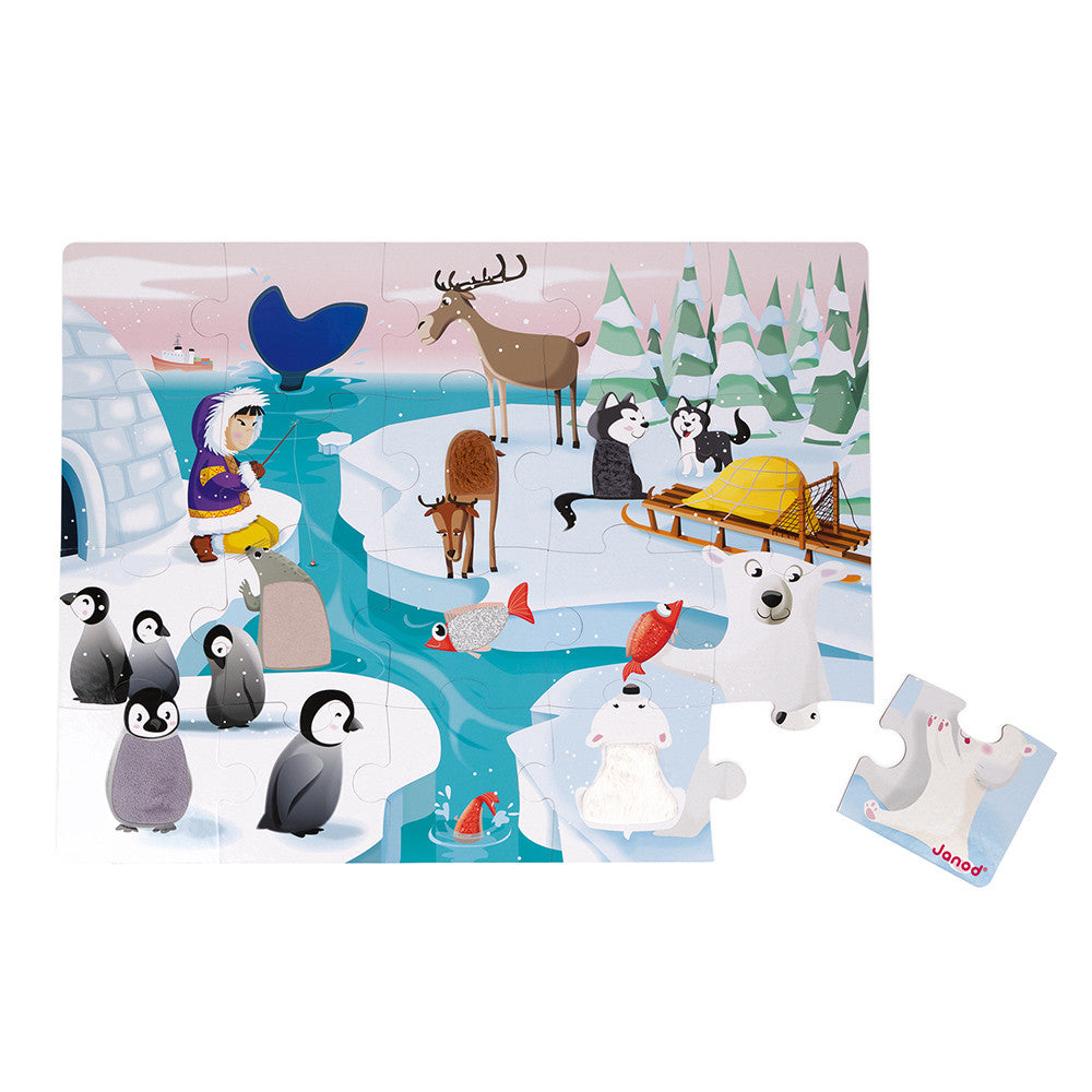 Life On The Ice Tactile Puzzle 20pcs-