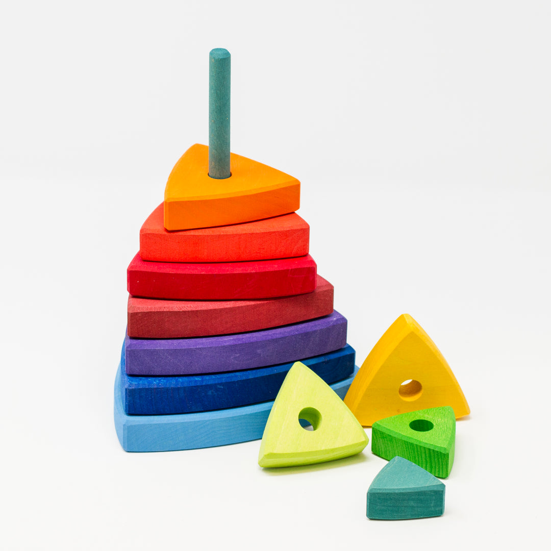 Wooden Stacking Tower - 11 Pieces 