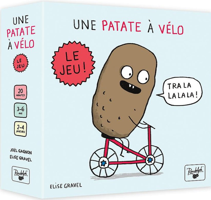 Le jeu une patate à vélo - élise gravel